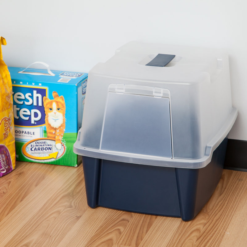 IRIS Plastic Enclosed Standard Litter Box & Reviews Wayfair Canada